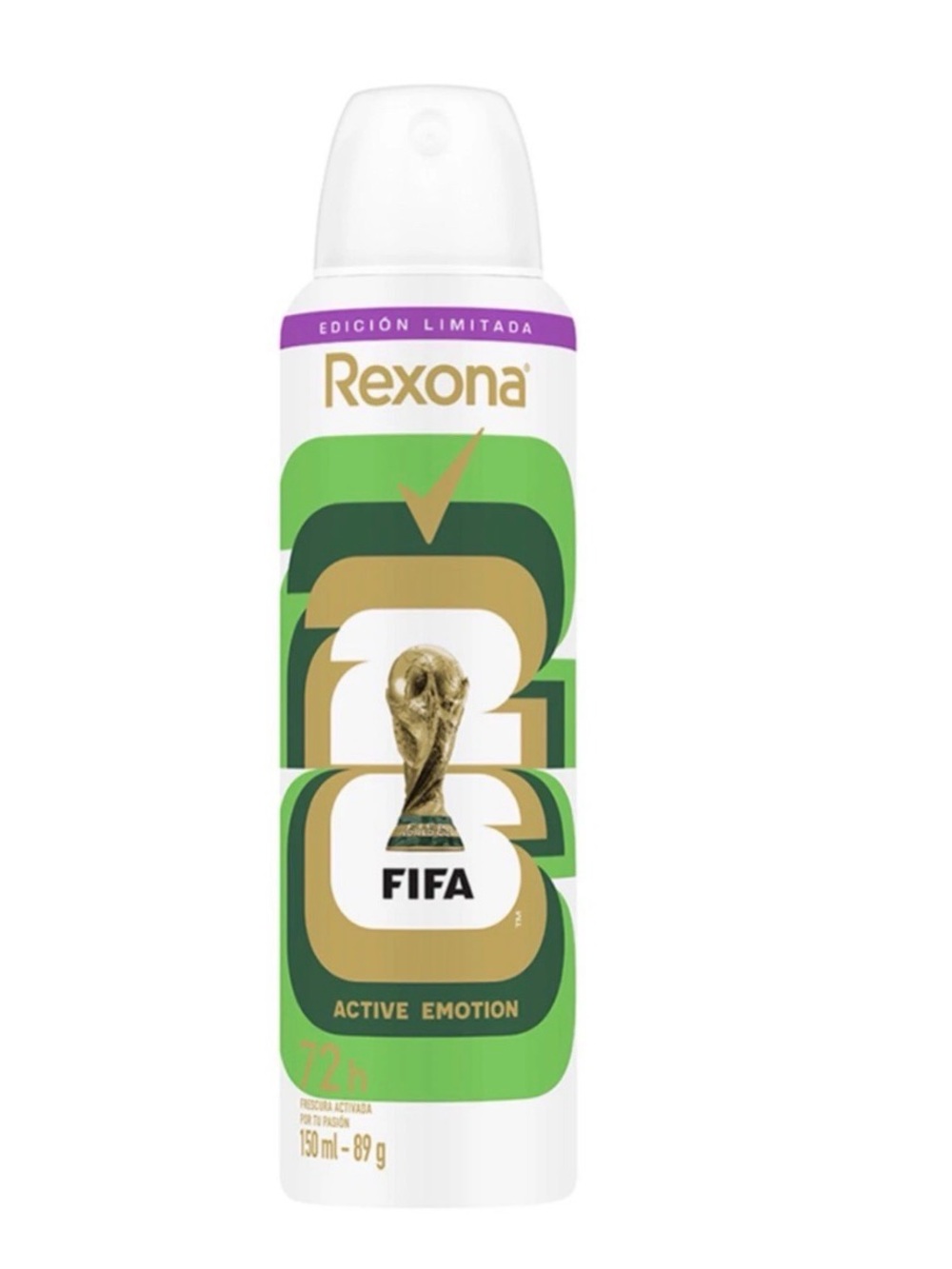 REXONA WOMEN DEODORANT 🇲🇽 ACTIVE EMOTION / SPECIAL EDITION WORLD CUP FIFA 2026